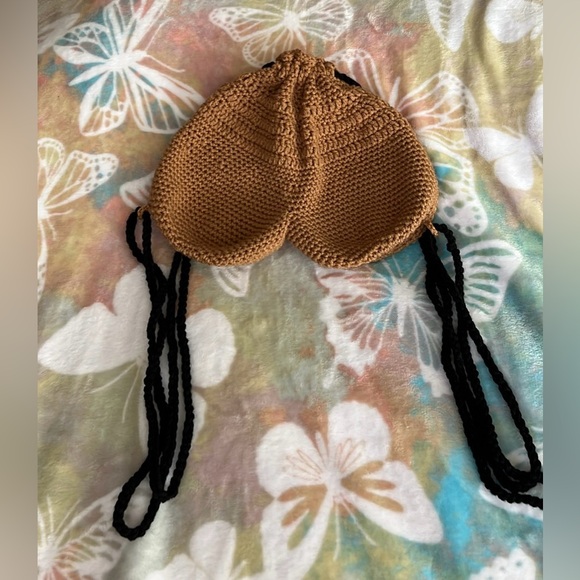 Crocheted BallSack Backpack Purse 🌟🏀🏈🏀🌟 - Picture 11 of 14